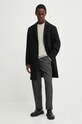 Theory palton de lana O0971405 negru AW24
