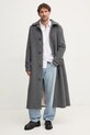 Шерстяное пальто Fiorucci серый U01FMOCO244WO01GY01