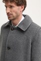 Fiorucci płaszcz wełniany U01FMOCO244WO01GY01 szary