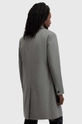 AllSaints cappotto con aggiunta di lana HAL COAT M005OZ grigio