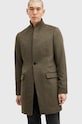 AllSaints palton din lana HARGROVE COAT M038OB verde