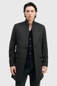 AllSaints palton din lana HARGROVE COAT cu captuseala verde M038OB
