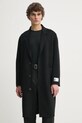 Шерстяное пальто Études Studio H24MMOUT751 чёрный AW24