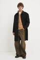 Nanushka wool coat JANNO NM24CROW01799 black AW24