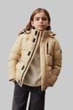 Dječja jakna Calvin Klein Jeans Planet friendly bež IB0IB01276.9BYH.128.176