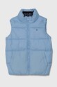 Dětská vesta Tommy Hilfiger s podšívkou černá KB0KB08557.9BYH