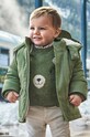Куртка для немовлят Mayoral з утепленням зелений 2467.3D.Baby.9BYH