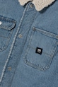 Chłopiec Vans kurtka jeansowa dziecięca BY Drill Chore Denim Sherpa Coat VN000K5FCDX1 niebieski