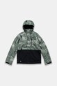 Quiksilver geaca de schi MISSION PRINTED BLOCK JK cu captuseala verde EQBTJ03196