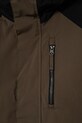 Chłopiec Quiksilver kurtka narciarska MISSION BLOCK JK EQBTJ03180 brązowy