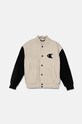 Calvin Klein Jeans geaca bomber pentru copii IB0IB02294.9BYH bej AW24