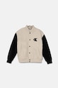 Calvin Klein Jeans geaca bomber pentru copii IB0IB02294.9BYH bej AW24