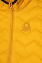 United Colors of Benetton kurtka dziecięca 2TWDGN02V.P.Seasonal żółty AW24