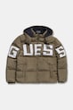 Dětská bunda Guess s podšívkou zelená L4BL04.WB240.9BYH