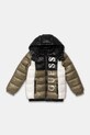 Дитяча куртка Guess з капюшоном зелений L4BL06.WEGY0.9BYH