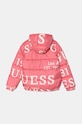 Παιδικό μπουφάν Guess H4BJ05.WCFM0.9BYH ροζ AW24