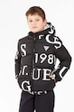 Dětská bunda Guess s podšívkou černá H4BJ05.WCFM0.9BYH