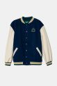 United Colors of Benetton giacca bomber bambino/a con aggiunta di lana non isolato blu navy 20PYCN04Q.G.Seasonal