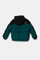 Detská bunda United Colors of Benetton 2WU0CN05H.G.Seasonal zelená AW24