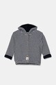 Кофта для немовлят United Colors of Benetton з капюшоном темно-синій 3KZMA501B.W.Seasonal