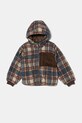 Детская куртка United Colors of Benetton с капюшоном бежевый 21ZSCN05L.G.Seasonal