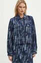 Bruuns Bazaar geaca IxoraBBGingea jacket cu captuseala bleumarin BBW4119