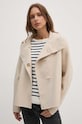 Tommy Hilfiger kurtka wełniana beżowy WW0WW42138