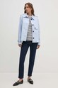 Bunda Tommy Hilfiger WW0WW42572 modrá AW24