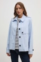 Bunda Tommy Hilfiger modrá WW0WW42572