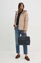Péřová bunda Tommy Hilfiger WW0WW42623 béžová AW24