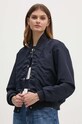Odzież Tommy Hilfiger kurtka bomber WW0WW43320 granatowy