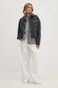 Джинсова куртка Calvin Klein Jeans J20J223711 сірий AW24