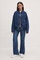 Džínová bunda Calvin Klein Jeans J20J224717 námořnická modř AW24
