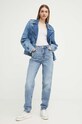 Τζιν μπουφάν Boss Orange 50518210 μπλε AW24