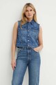G-Star vestă de blugi D24570.D536 albastru AW24