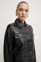 Kožna jakna BOSS 50518239 crna