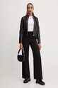 HUGO geaca de piele 50516730 negru AW24