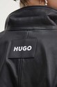 Δερμάτινο μπουφάν HUGO 50516752 μαύρο