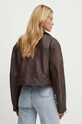 Odzież Weekend Max Mara ramoneska skórzana 2425446041600 brązowy
