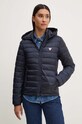 Куртка Guess Jeans з капюшоном темно-синій W4YL00.WG922