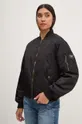 Куртка-бомбер Guess Jeans з підкладкою чорний W4YL01.WG932