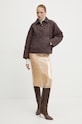 Bunda Pinko 104035.A23Q hnedá AW24