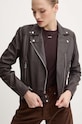 Δερμάτινo jacket Pinko καφέ 103901.Y6WL