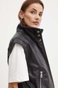 Кожаный жилет Pinko чёрный 103898.A21L