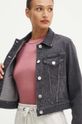 Pinko geacă din denim 103864.A20U gri