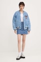 Tommy Jeans kurtka bomber jeansowa DW0DW18202 niebieski AW24