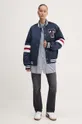 Μπουφάν bomber Tommy Jeans DW0DW18306 σκούρο μπλε AW24