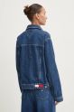 Odzież Tommy Jeans kurtka jeansowa DW0DW19280 granatowy