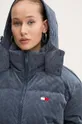 Пухено яке Tommy Jeans DW0DW18297 тъмносин