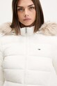 Пухова куртка Tommy Jeans білий DW0DW18312